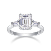 Starry Sky Mirror - A Fashionable Diamond Jewelry Piece Set With Moissanite S925 Sterling Silver And Platinum Diamond Ring